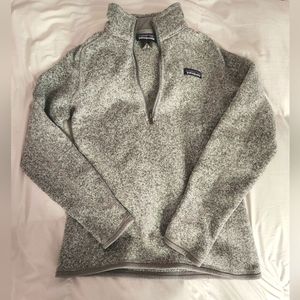 Grey Patagonia Quarter Zip Women's S